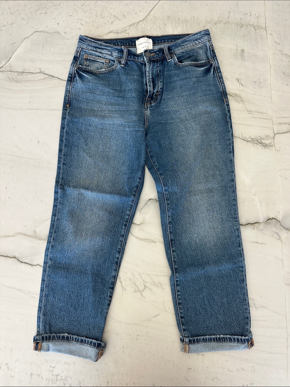 Habitual Medium Blue Relaxed Jeans